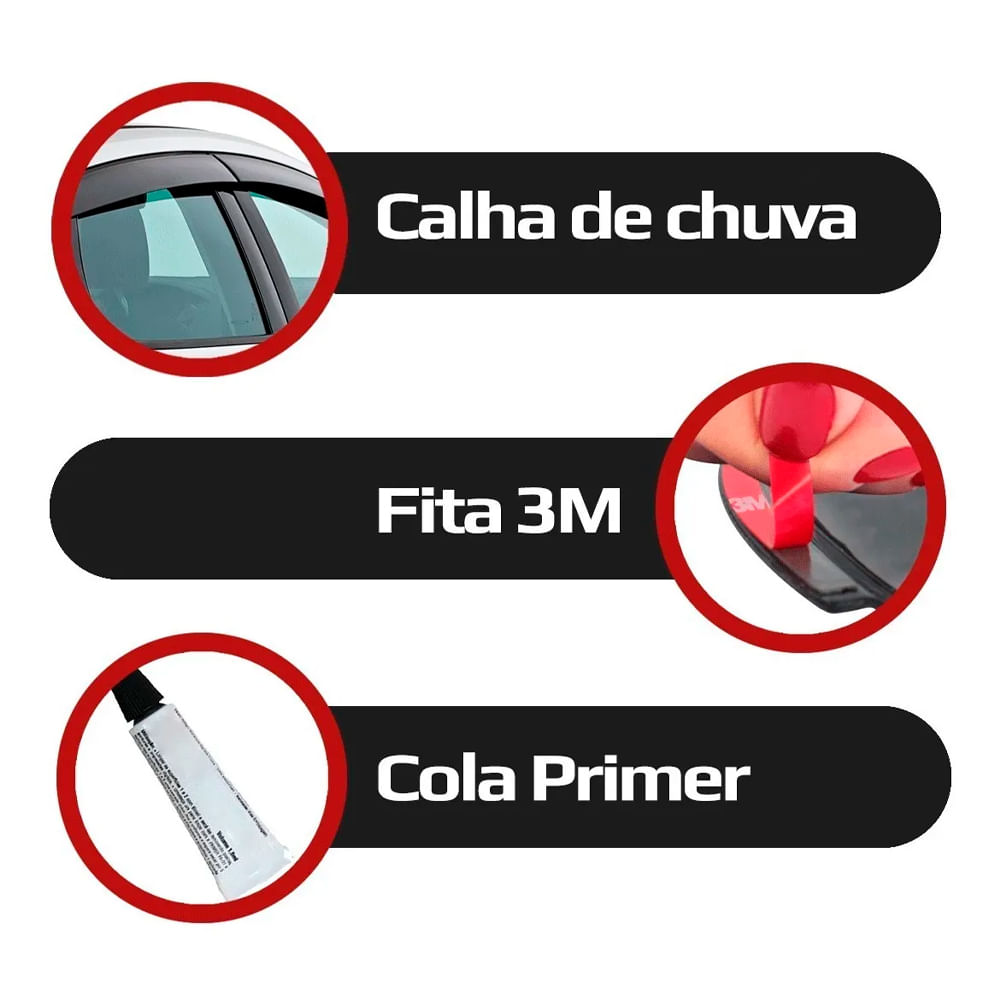 Calha de Chuva Acrílica GM Astra 2000 a 2013 4 Portas : .com