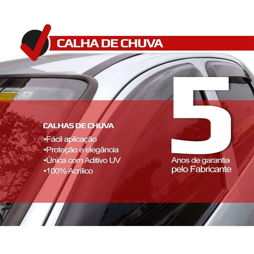 Calha de Chuva Acrílica GM Astra 2000 a 2013 4 Portas : .com