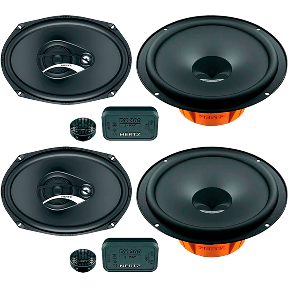 t様へ①⑤ Triaxial Hertz 6x9 CX690 - Qualidade e fidelidade sonora