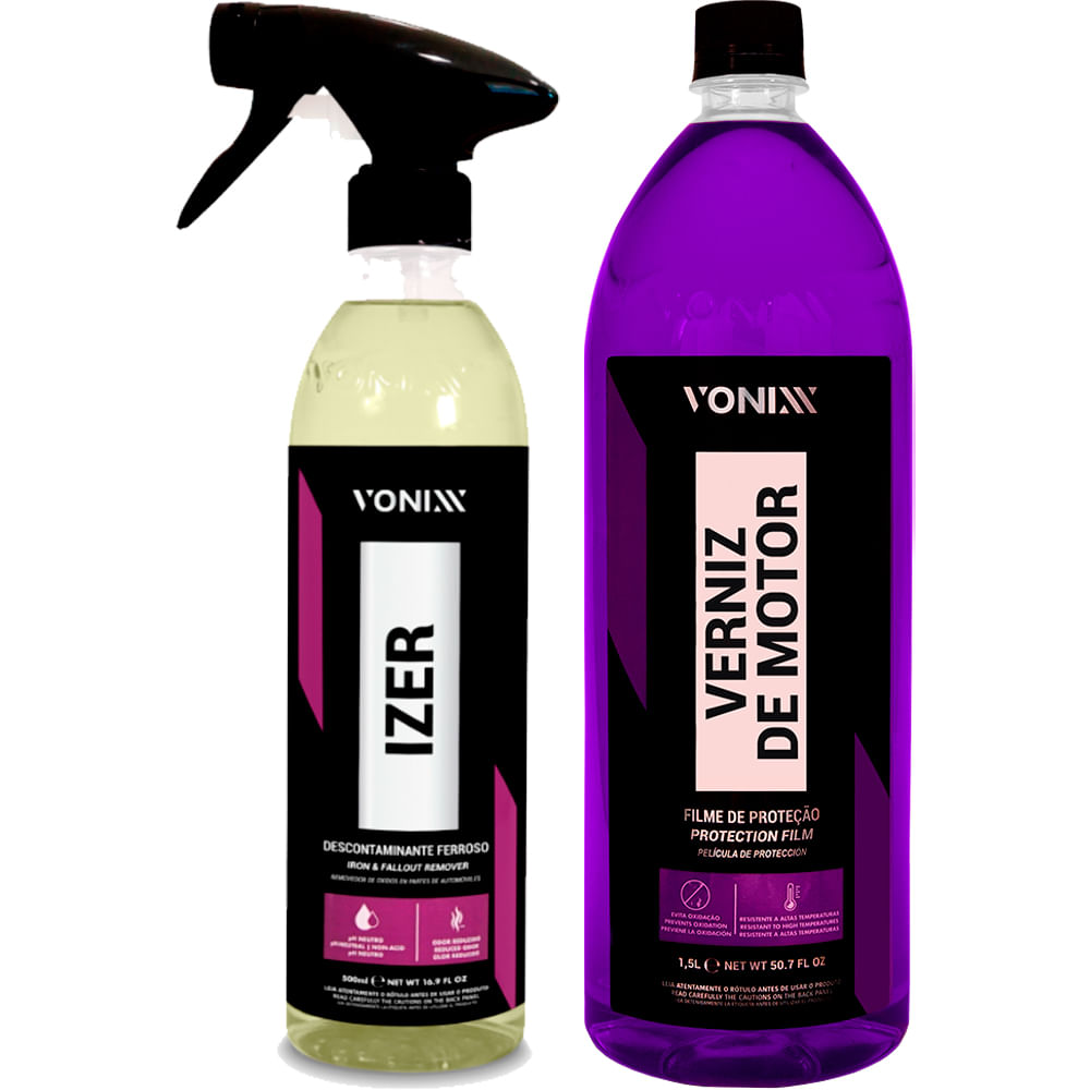 Descontaminante Ferroso Izer Vonixx 500ml - Kit Limpeza Automotiva